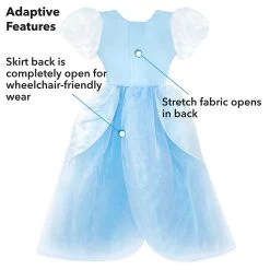 Disney Cinderella Adaptive Costume For Kids -Disney 2841041618647 3
