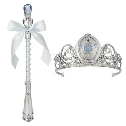 Disney Cinderella Light-Up Costume For Kids With Interactive Light-Up Wand And Tiara By A Leading Role -Disney 2841107379256 3