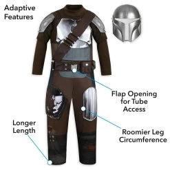 Disney Star Wars: The Mandalorian Adaptive Costume For Kids -Disney 2890041619130 2
