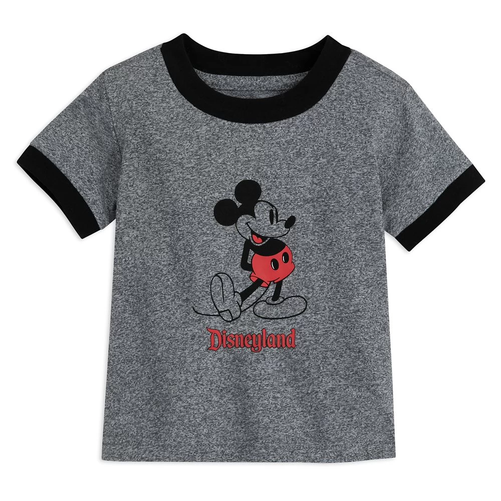 Mickey Mouse Standing Ringer T-Shirt For Baby – Disneyland 3 Mickey Mouse Standing Ringer T-Shirt For Baby – Disneyland