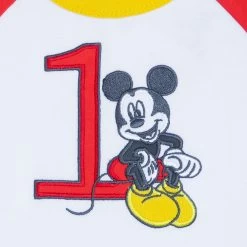Disney Mickey Mouse 1st Birthday Bodysuit Set For Baby -Disney 5000057340162 2