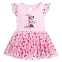 Disney Minnie Mouse 1st Birthday Dress Set For Baby -Disney 5000057340163 1