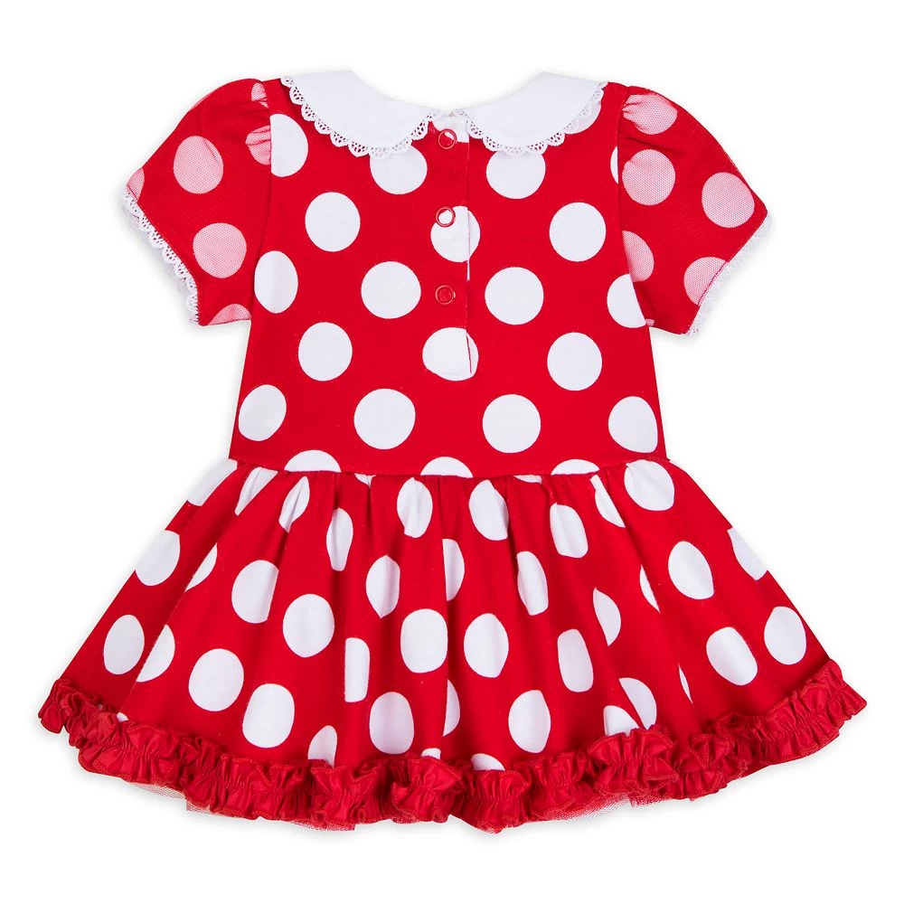 Disney Minnie Mouse Costume Bodysuit For Baby – Red 5 Disney Minnie Mouse Costume Bodysuit For Baby – Red - Image 3