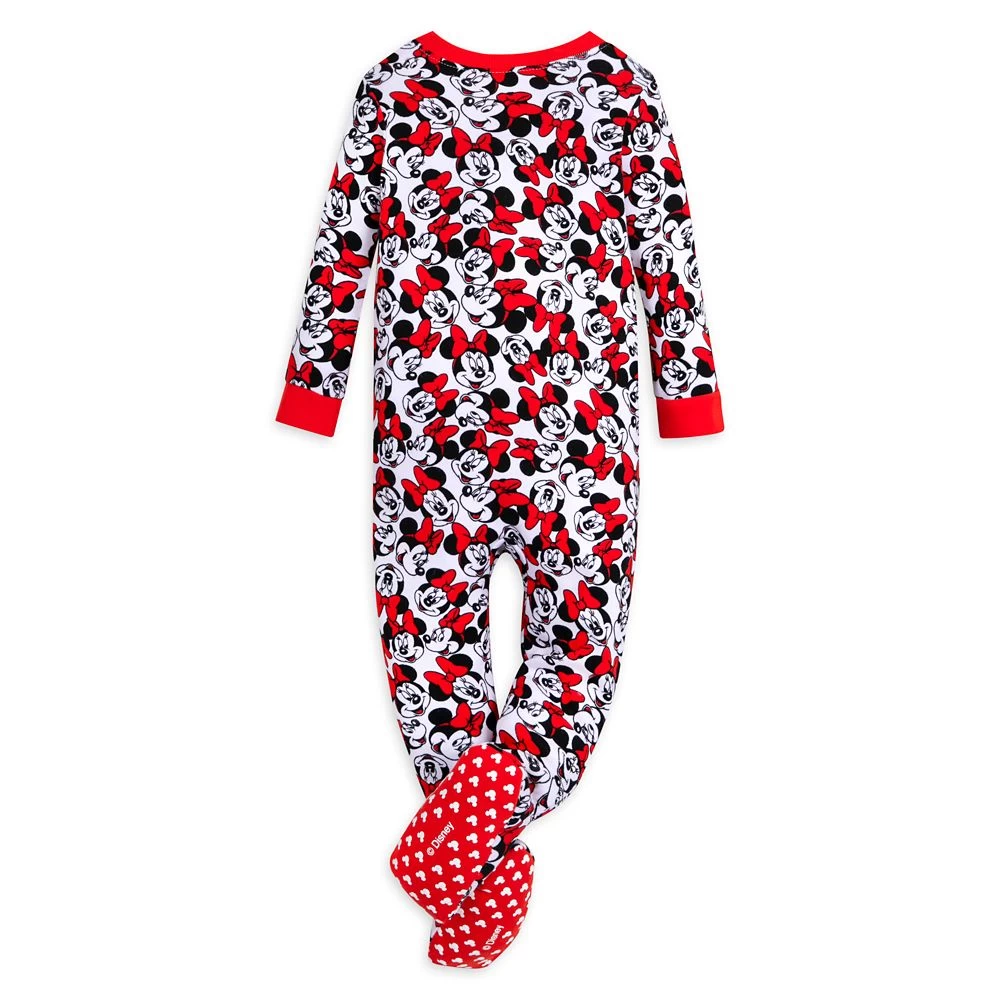 Disney Minnie Mouse Long Sleeve Stretchie Sleeper For Baby 5 Disney Minnie Mouse Long Sleeve Stretchie Sleeper For Baby - Image 3