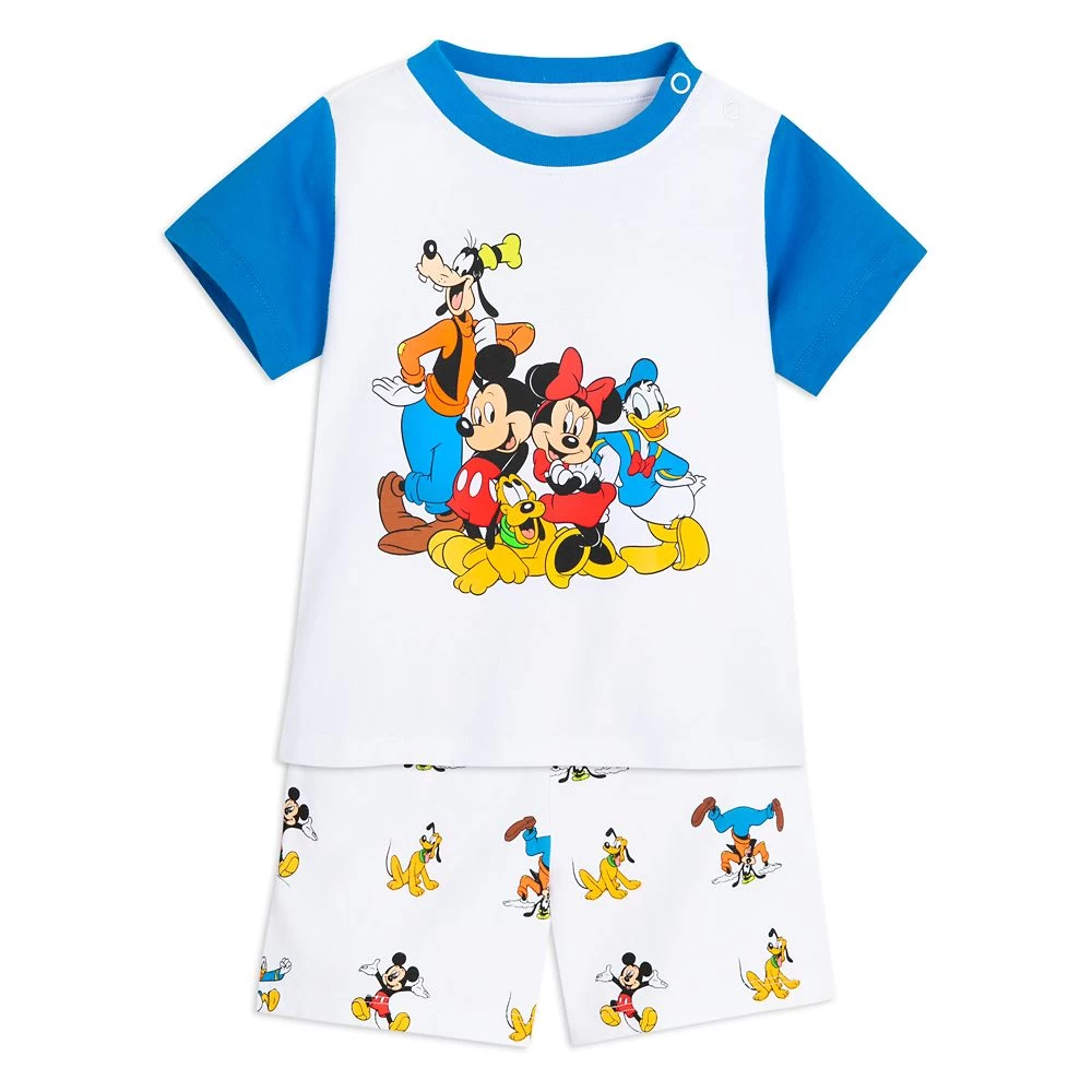 Disney Mickey Mouse And Friends T-Shirt And Shorts Set For Baby 3 Disney Mickey Mouse And Friends T-Shirt And Shorts Set For Baby
