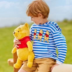 Disney Winnie The Pooh Striped Pullover Hoodie For Kids -Disney 5003059750345 5