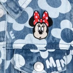 Disney Minnie Mouse Floral Denim Jacket For Girls -Disney 5004106880229 3