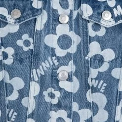 Disney Minnie Mouse Floral Denim Jacket For Girls -Disney 5004106880229 5