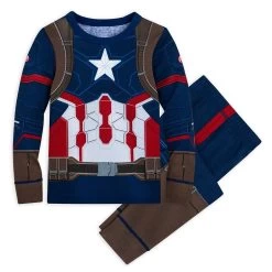Disney Captain America Costume PJ PALS For Kids