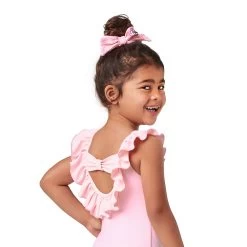 Disney Minnie Mouse Pink Swimsuit And Hair Scrunchie Set For Girls -Disney 5006046950293 6