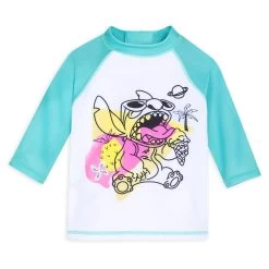 Disney Stitch Adaptive Rash Guard For Kids -Disney 5006059190180 1