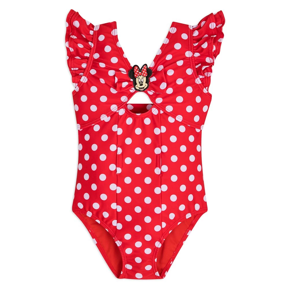 Disney Minnie Mouse Polka Dot Adaptive Swimsuit For Girls 4 Disney Minnie Mouse Polka Dot Adaptive Swimsuit For Girls - Image 2