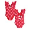 Disney Minnie Mouse Polka Dot Adaptive Swimsuit For Girls