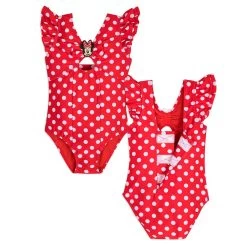 Disney Minnie Mouse Red Swim Collection For Girls -Disney 5006059190190