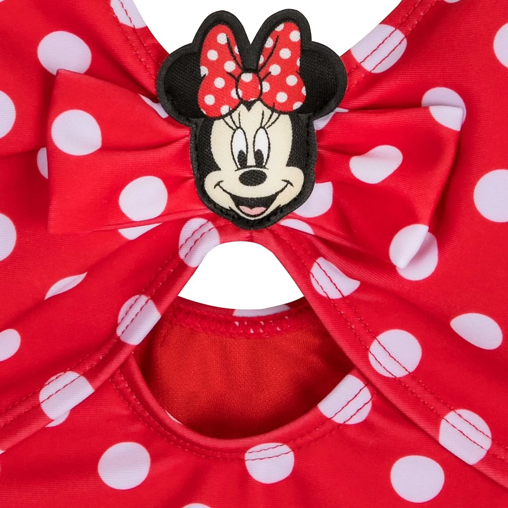 Disney Minnie Mouse Polka Dot Adaptive Swimsuit For Girls 7 Disney Minnie Mouse Polka Dot Adaptive Swimsuit For Girls - Image 5