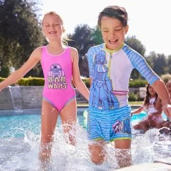 Disney R2-D2 Swimsuit For Girls – Star Wars -Disney 5006059190216 1