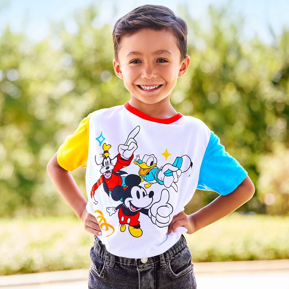 Disney Mickey Mouse And Friends Color Block T-Shirt For Kids – Sensory Friendly 4 Disney Mickey Mouse And Friends Color Block T-Shirt For Kids – Sensory Friendly - Image 2