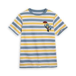 Disney Pinocchio And Jiminy Cricket Striped T-Shirt For Kids