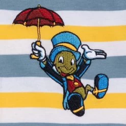 Disney Pinocchio And Jiminy Cricket Striped T-Shirt For Kids -Disney 5007048020047 3