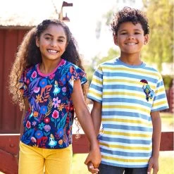 Disney Pinocchio And Jiminy Cricket Striped T-Shirt For Kids -Disney 5007048020047 7