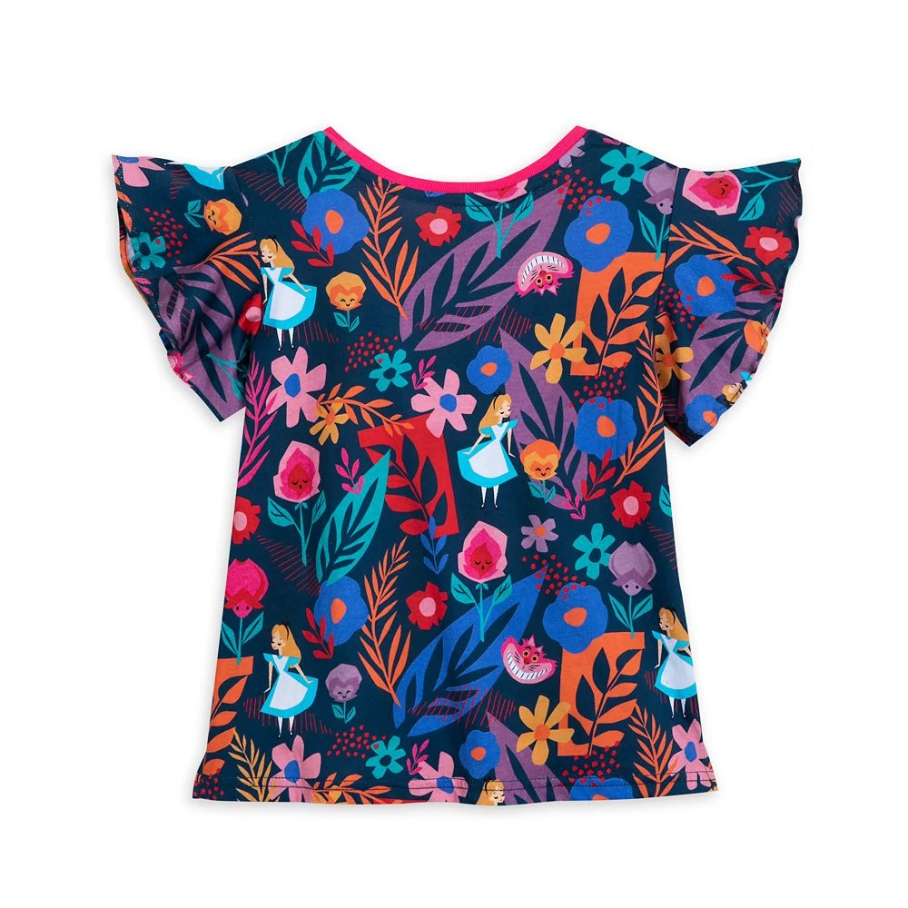 Disney Alice In Wonderland Fashion T-Shirt For Girls 5 Disney Alice In Wonderland Fashion T-Shirt For Girls - Image 3