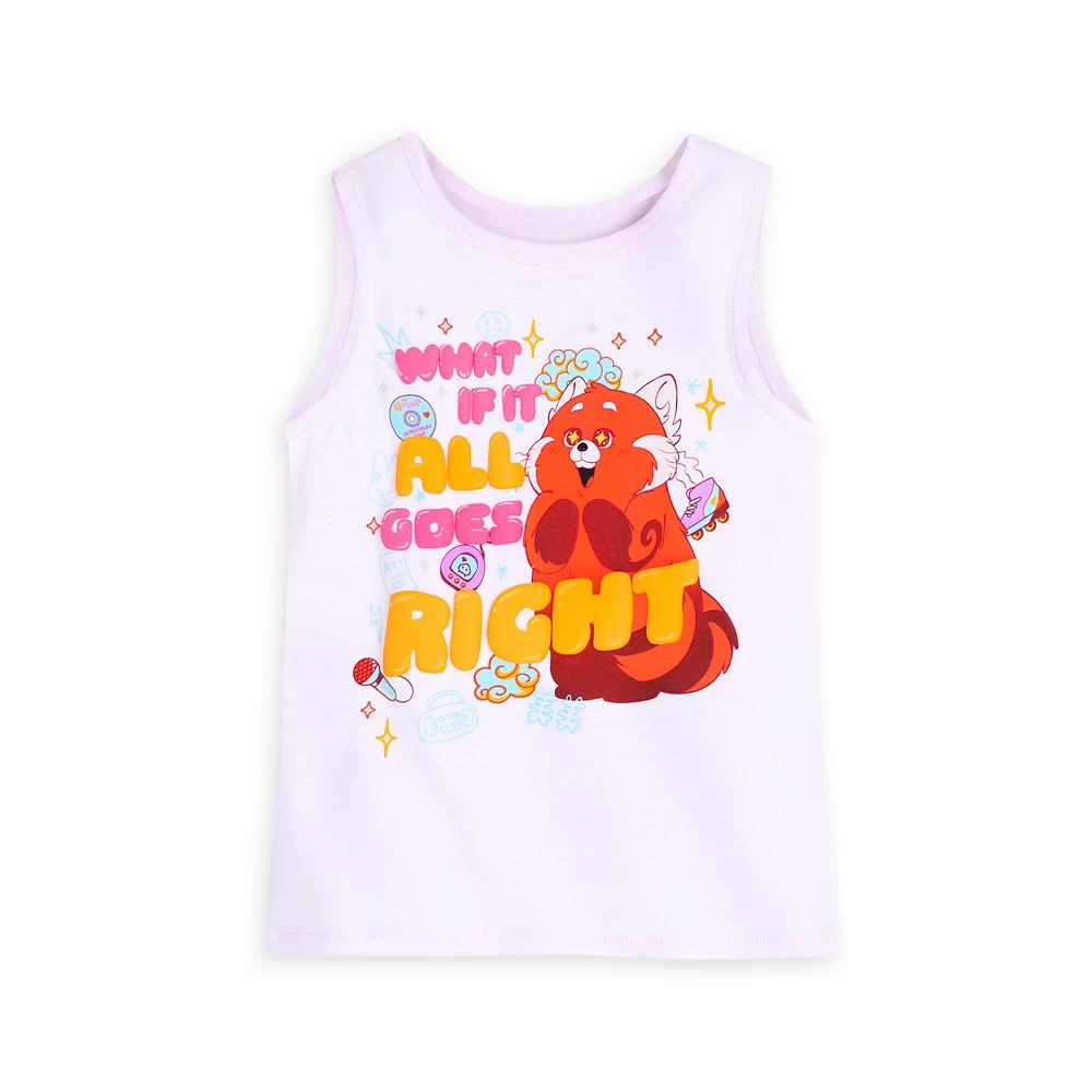 Disney Panda Mei Fashion Tank Top For Girls – Turning Red 2 Disney Panda Mei Fashion Tank Top For Girls – Turning Red