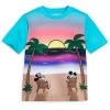 Disney Mickey And Minnie Mouse Summer Beach T-Shirt For Kids -Disney 5007057390237