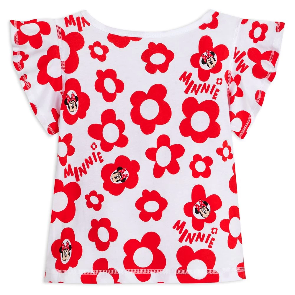 Disney Minnie Mouse Floral T-Shirt For Girls – Sensory Friendly 5 Disney Minnie Mouse Floral T-Shirt For Girls – Sensory Friendly - Image 3