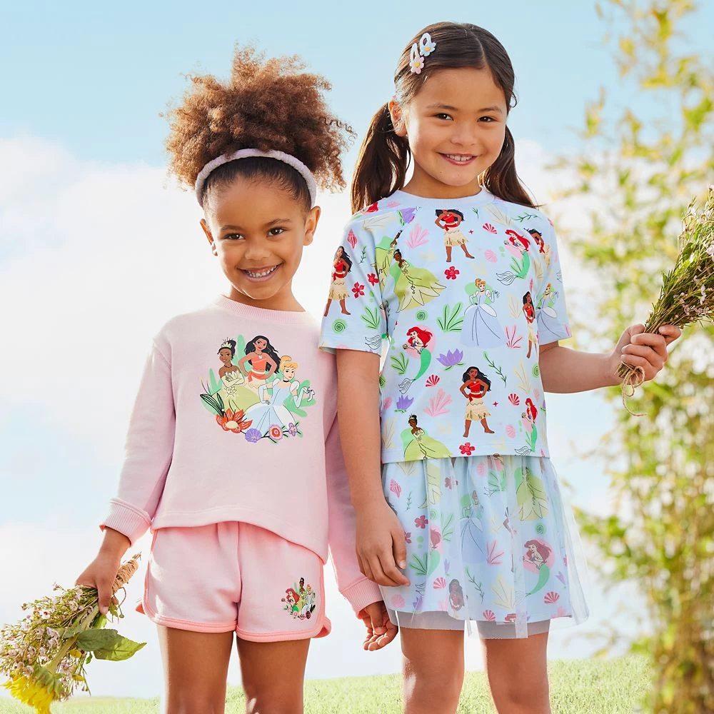 Disney Princess Long Sleeve Pullover Top For Girls 4 Disney Princess Long Sleeve Pullover Top For Girls - Image 2