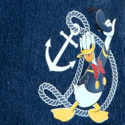 Disney Donald Duck Denim Shorts For Women – 90th Anniversary -Disney 5100057750275 5