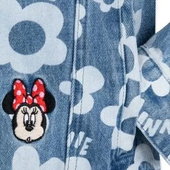 Disney Minnie Mouse Floral Denim Jacket For Women -Disney 5103106880220 3