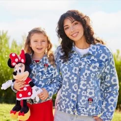 Disney Minnie Mouse Floral Denim Jacket For Women -Disney 5103106880220 6