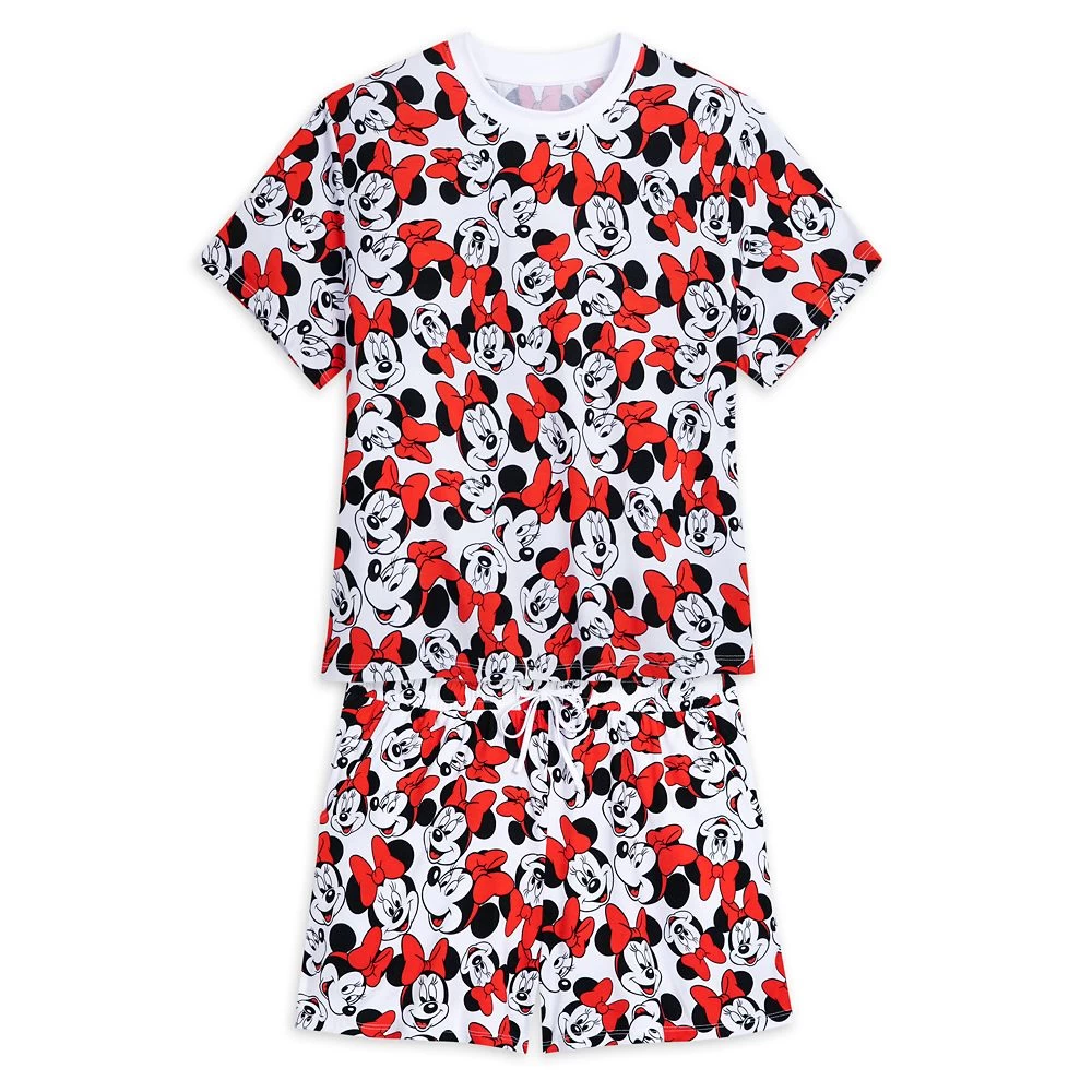 Disney Minnie Mouse Short Sleep Set For Women 3 Disney Minnie Mouse Short Sleep Set For Women