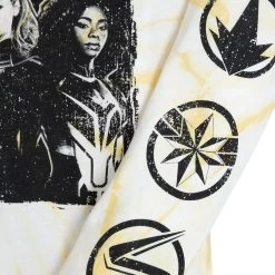 Disney The Marvels Long Sleeve Tie-Dye T-Shirt For Women -Disney 5106048004967 3