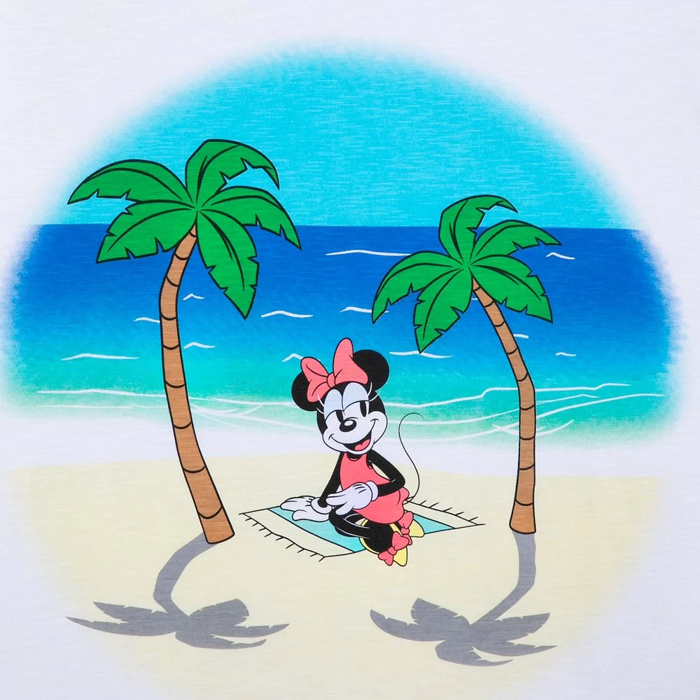 Disney Minnie Mouse Summer Beach T-Shirt For Women 4 Disney Minnie Mouse Summer Beach T-Shirt For Women - Image 2