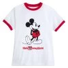 Mickey Mouse Standing Ringer T-Shirt For Women – Walt Disney World -Disney 5106057340185