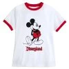 Mickey Mouse Standing Ringer T-Shirt For Women – Disneyland -Disney 5106057340186