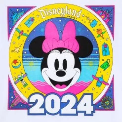 Minnie Mouse T-Shirt For Women – Disneyland 2024 -Disney 5106106030043 2
