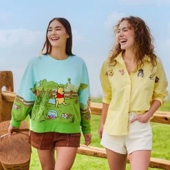 Disney Winnie The Pooh Long Sleeve Oxford Shirt For Women -Disney 5106106880233 7