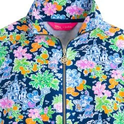 Mickey And Minnie Mouse Zip Pullover For Women By Lilly Pulitzer – Disney Parks -Disney 5106107140121 3