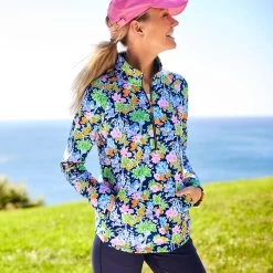 Mickey And Minnie Mouse Zip Pullover For Women By Lilly Pulitzer – Disney Parks -Disney 5106107140121 6