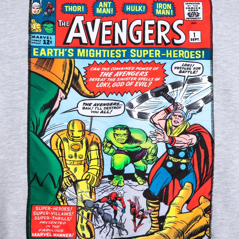 Disney The Avengers #1 Cover Zip Hoodie For Adults 7 Disney The Avengers #1 Cover Zip Hoodie For Adults - Image 5