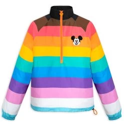 Mickey Mouse 3/4 Zip Pullover Jacket For Adults β Disney Pride Collection