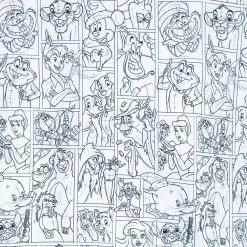 Disney Sketch Performance Pullover Hoodie For Adults By RSVLTS -Disney 5202106430323 2