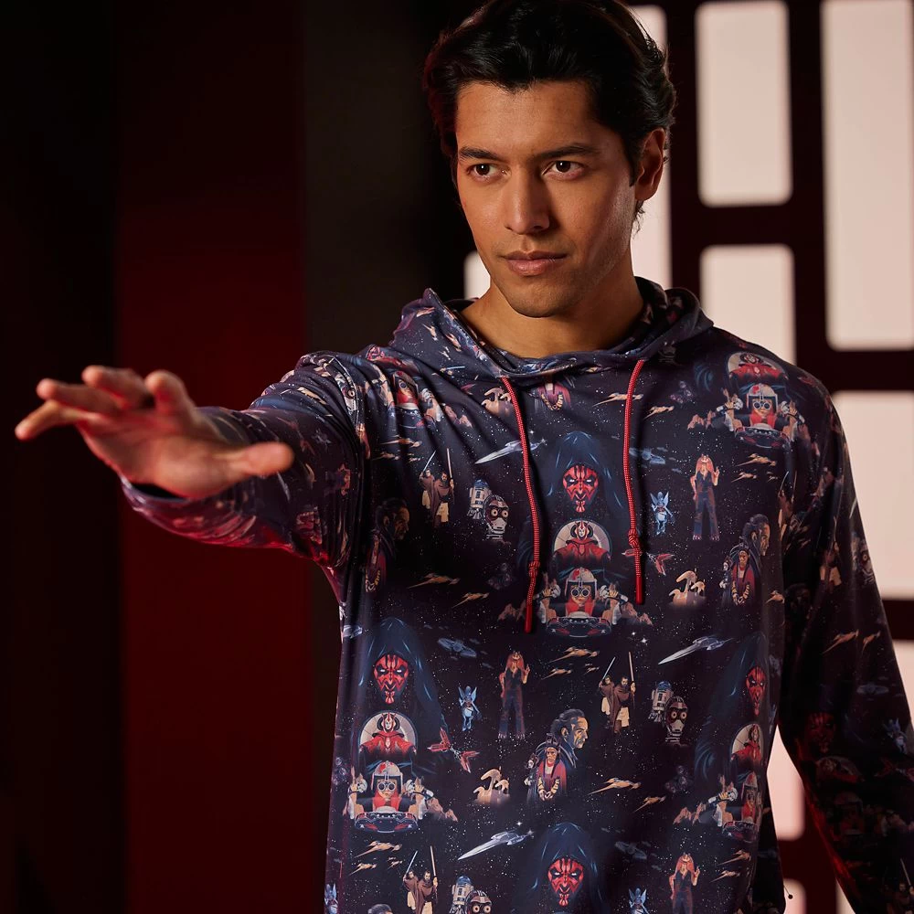 Disney Star Wars: Episode 1 Performance Pullover Hoodie For Adults By RSVLTS – The Phantom Menace 25th Anniversary 4 Disney Star Wars: Episode 1 Performance Pullover Hoodie For Adults By RSVLTS – The Phantom Menace 25th Anniversary - Image 2