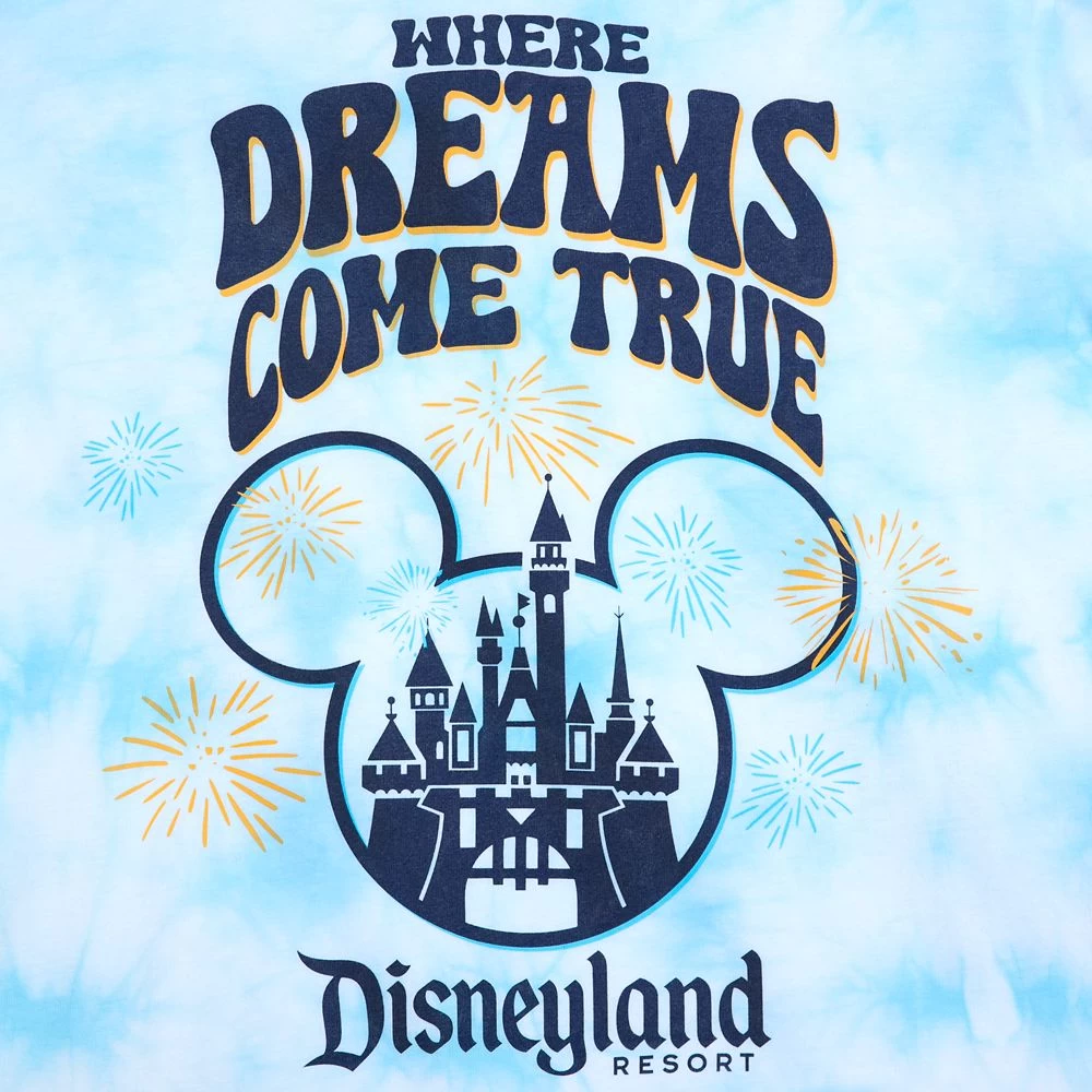 Mickey Mouse Icon And Sleeping Beauty Castle Long Sleeve Tie-Dye T-Shirt For Adults – Disneyland 4 Mickey Mouse Icon And Sleeping Beauty Castle Long Sleeve Tie-Dye T-Shirt For Adults – Disneyland - Image 2