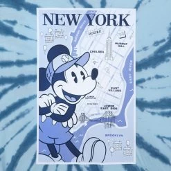 Disney Mickey Mouse New York City Tie-Dye T-Shirt For Adults -Disney 5205048028738 2