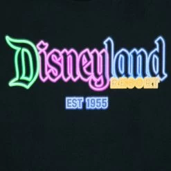 Disneyland Glow-in-the-Dark Neon Logo T-Shirt For Adults -Disney 5205056530238 2