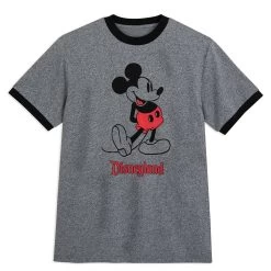 Mickey Mouse Standing Ringer T-Shirt For Adults – Disneyland