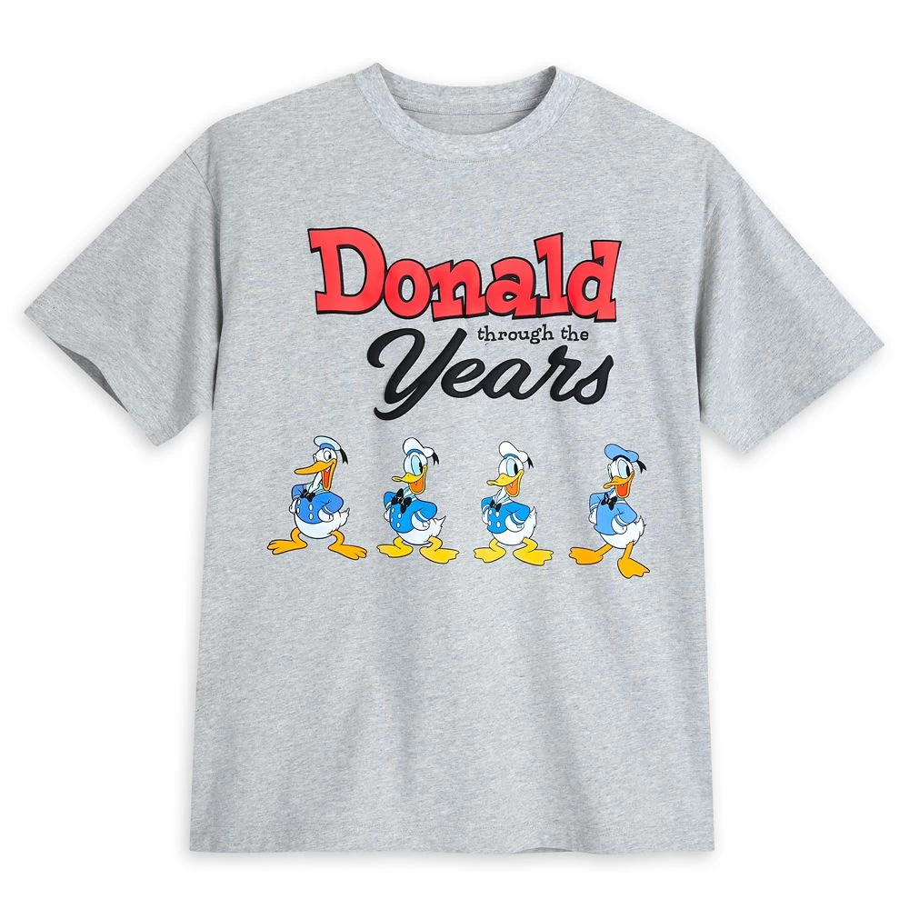 Disney Donald Duck Through The Years T-Shirt For Adults 2 Disney Donald Duck Through The Years T-Shirt For Adults